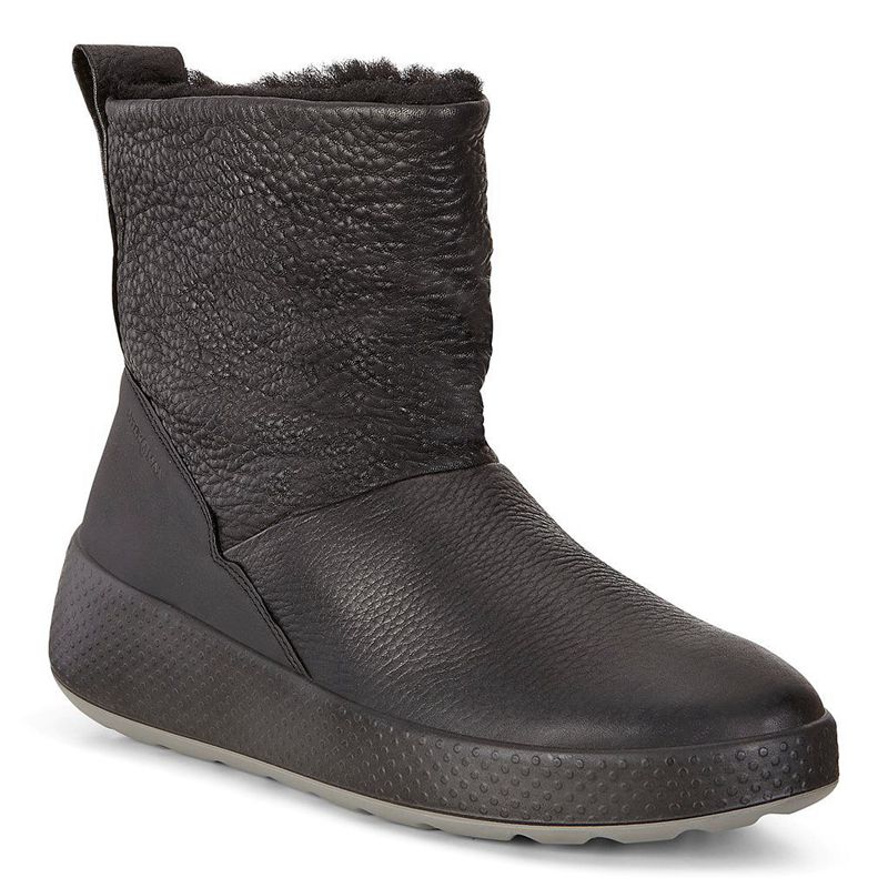 Women Boots Ecco Ukiuk - Winter Boot Black - India LFNWVT045